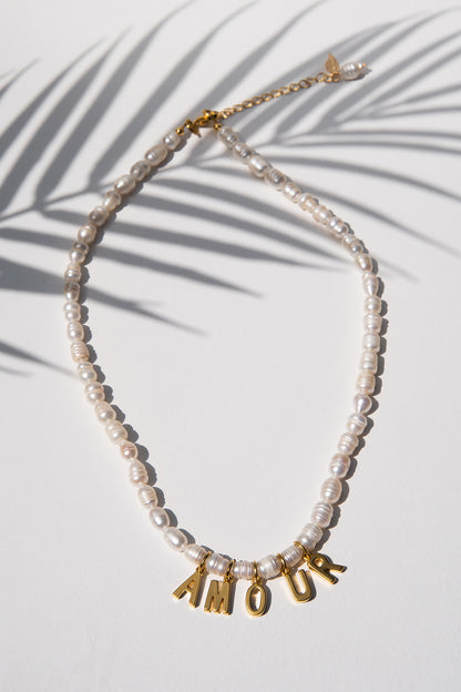 Amour Fresh Water Pearl Necklace