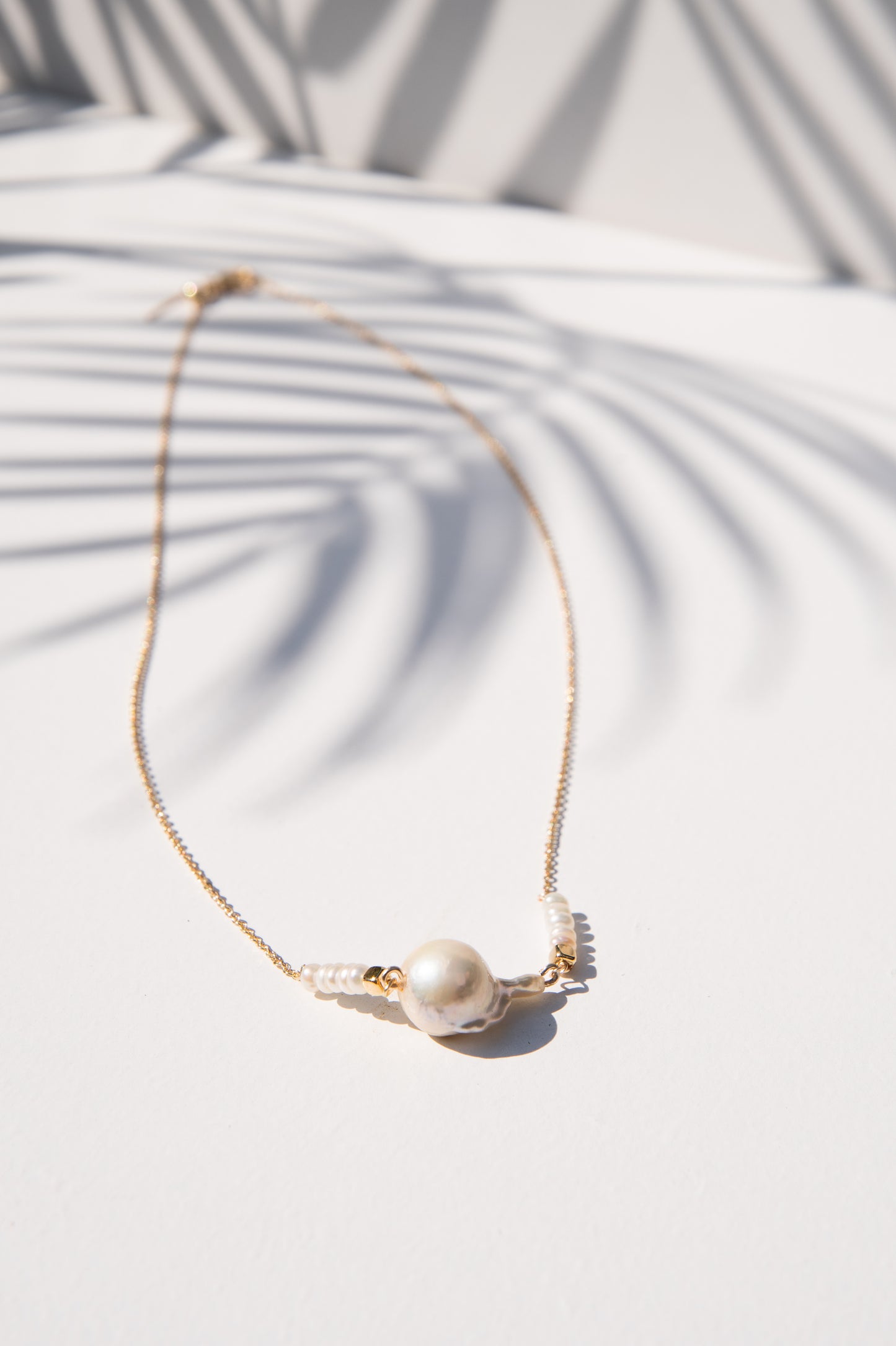 Single Keshi Pearl Necklace