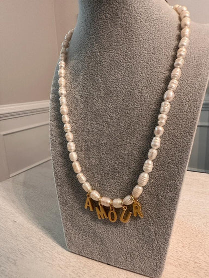 Amour Fresh Water Pearl Necklace