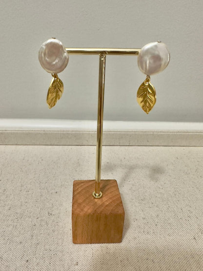 Golden Leaf Earrings